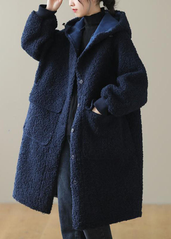 Fleece Hooded Coat Cline