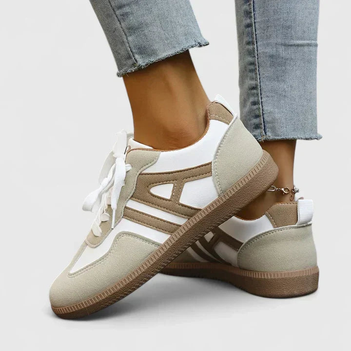 Women's Orthopedic Trainers - Ergonomic Lace-Up Walking Shoes