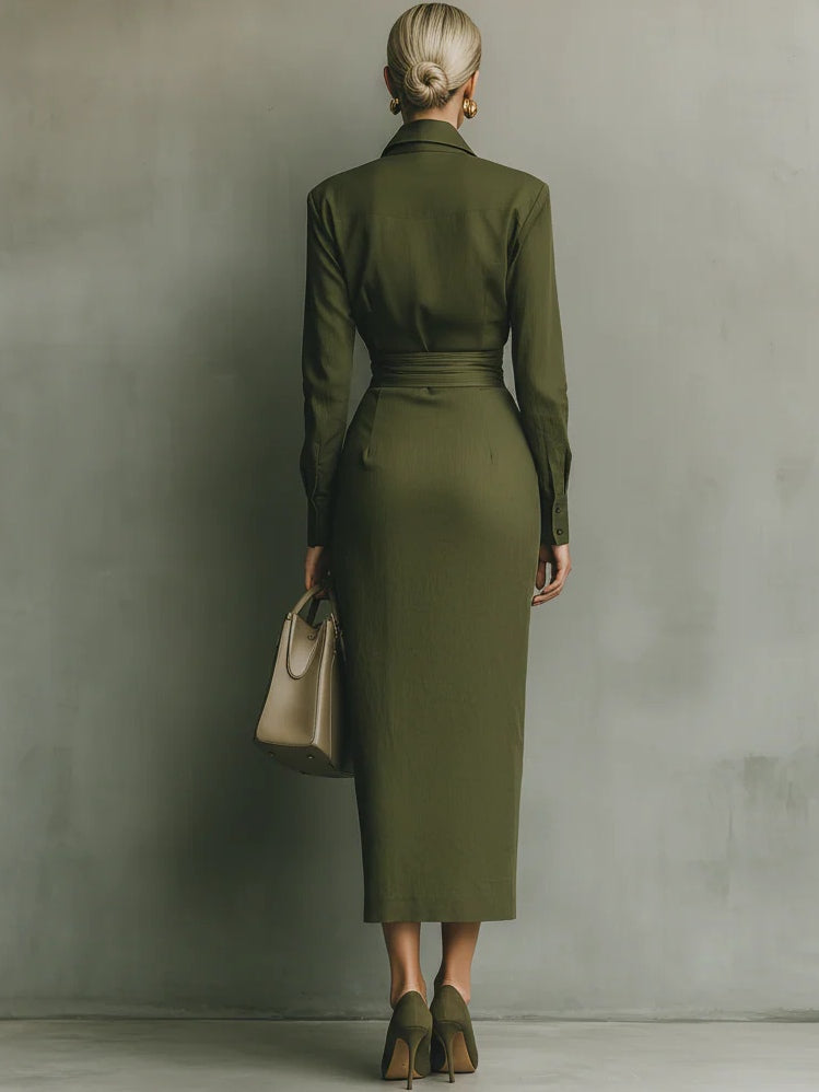 Hera - Elegant fitted maxi dress
