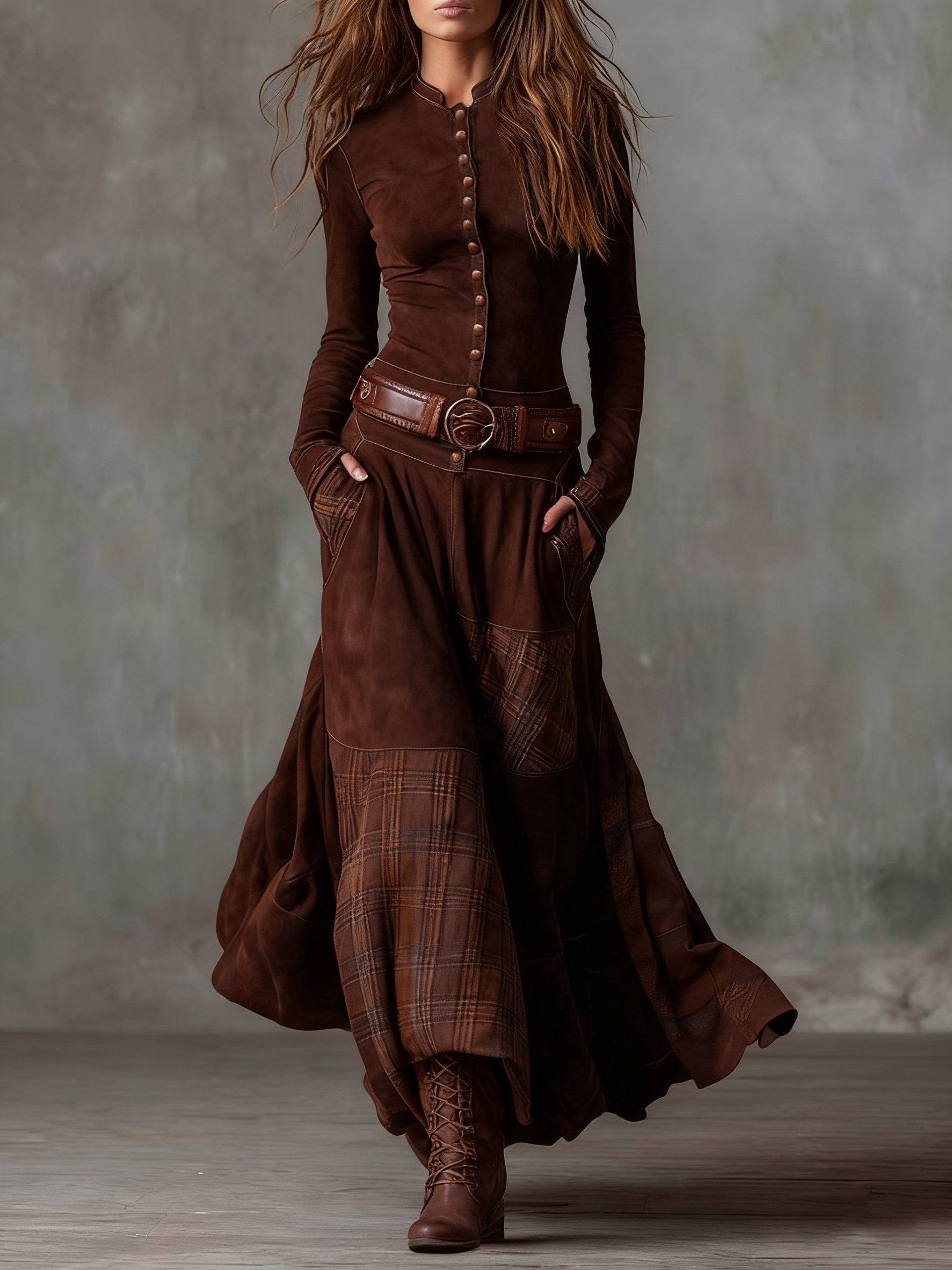 Michelle - Belted Dress