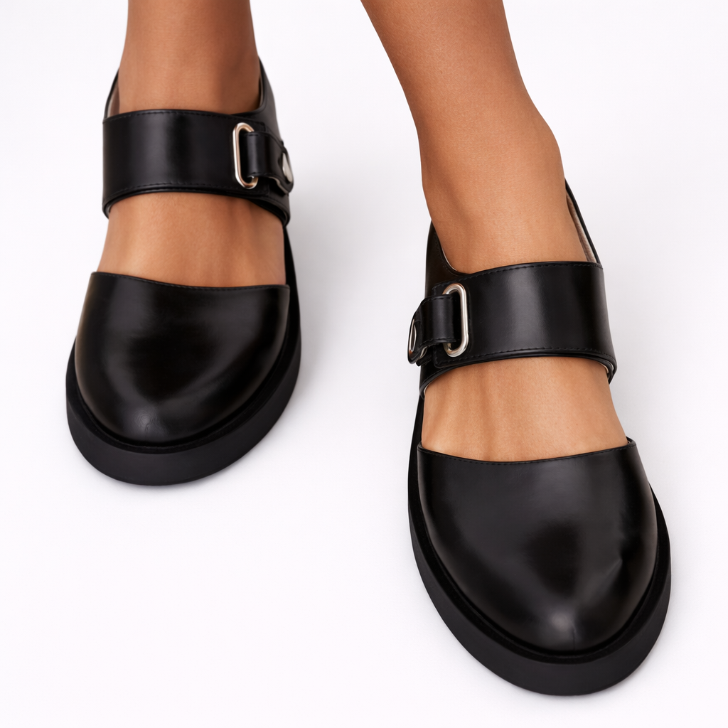 Modern Mary Jane Flats for Women – Stylish Design, All-Day Comfort