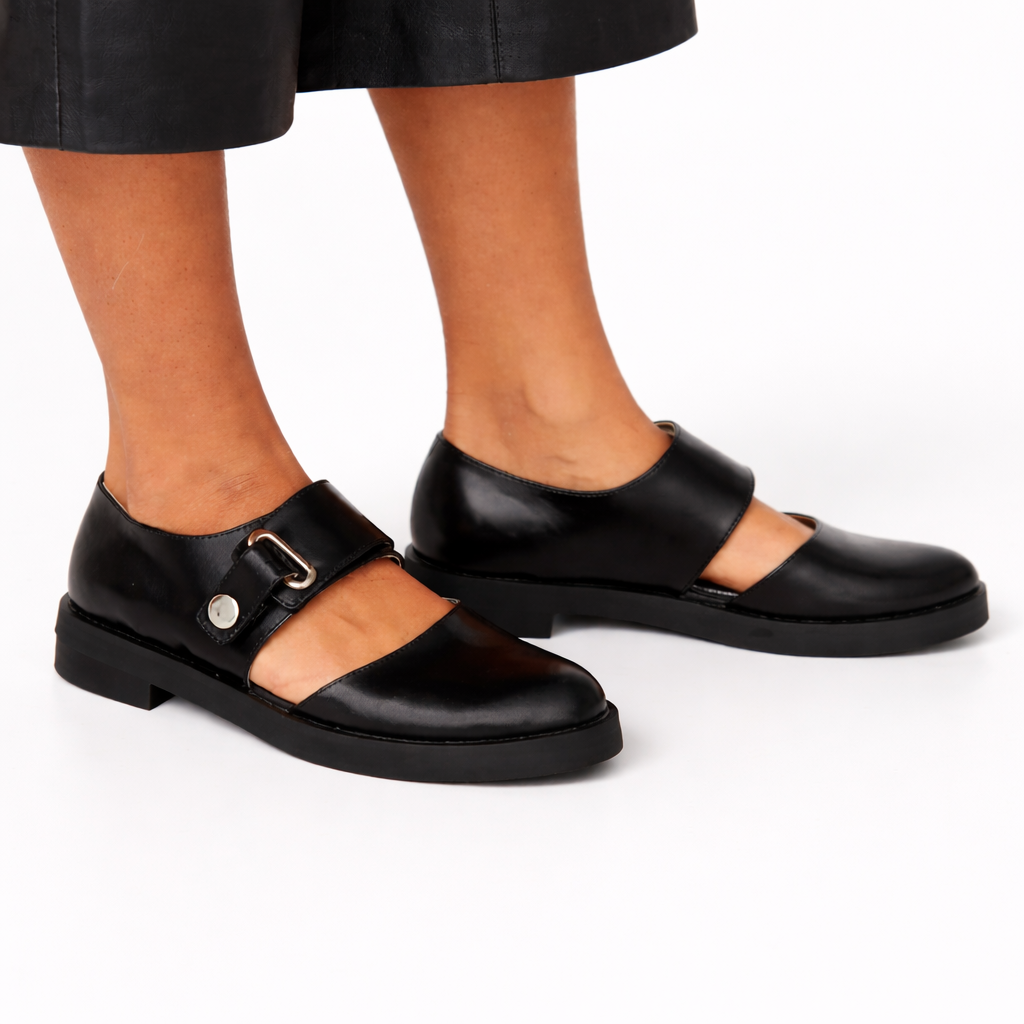 Modern Mary Jane Flats for Women – Stylish Design, All-Day Comfort