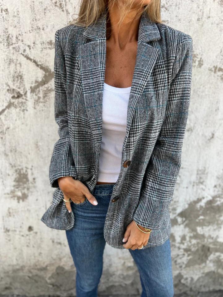Plaid Blazer Helena