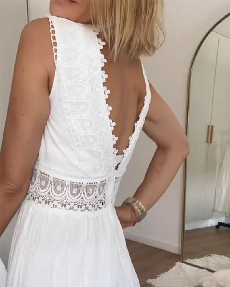 Amelia | Elegant Lace Maxi Dress