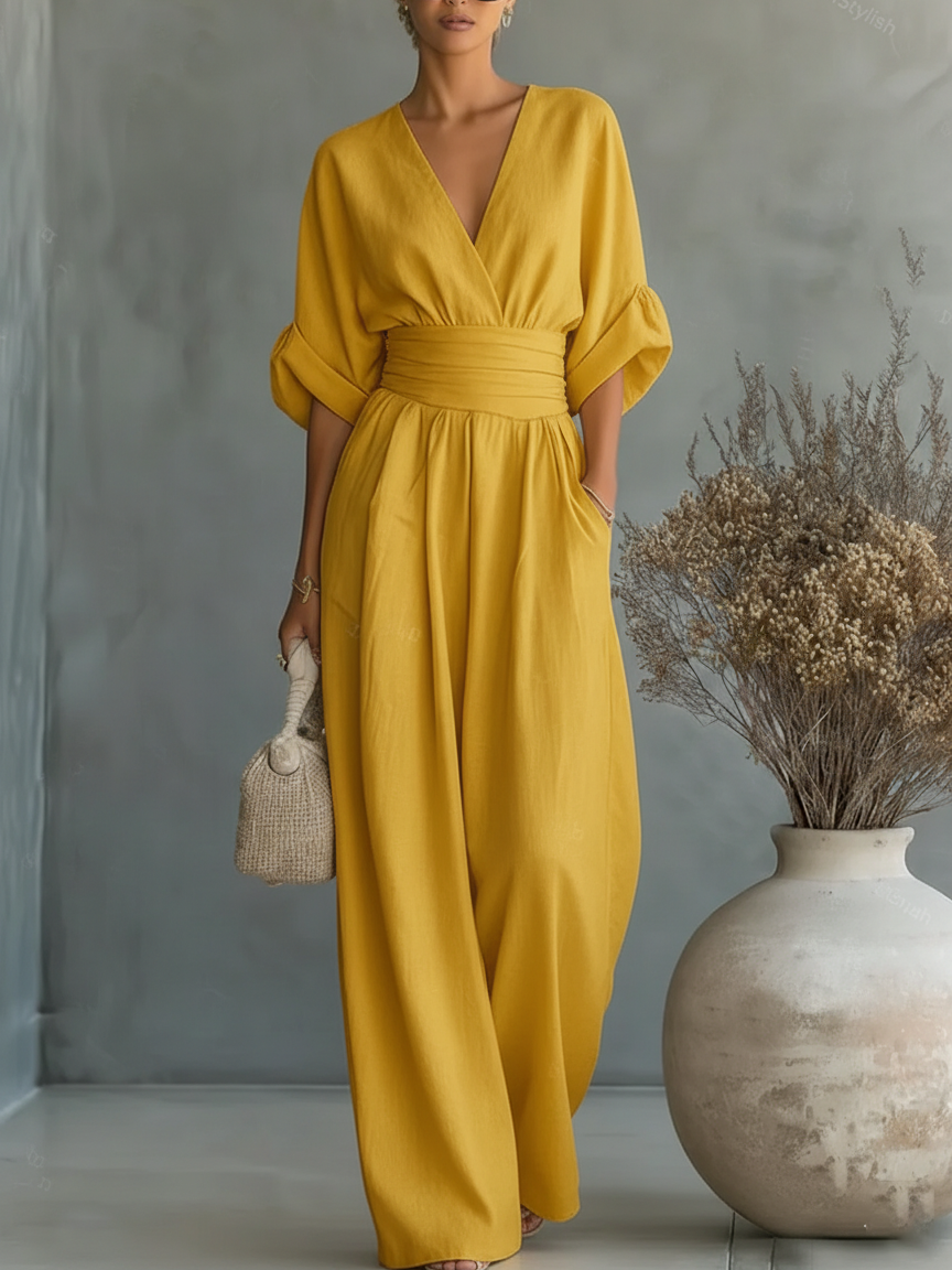 Aveline | Elegant Wide-Leg Jumpsuit