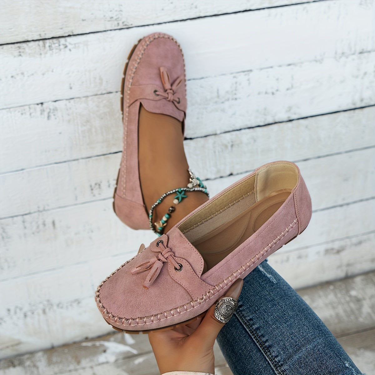 Nadine - Timeless Tassel Detail Loafers