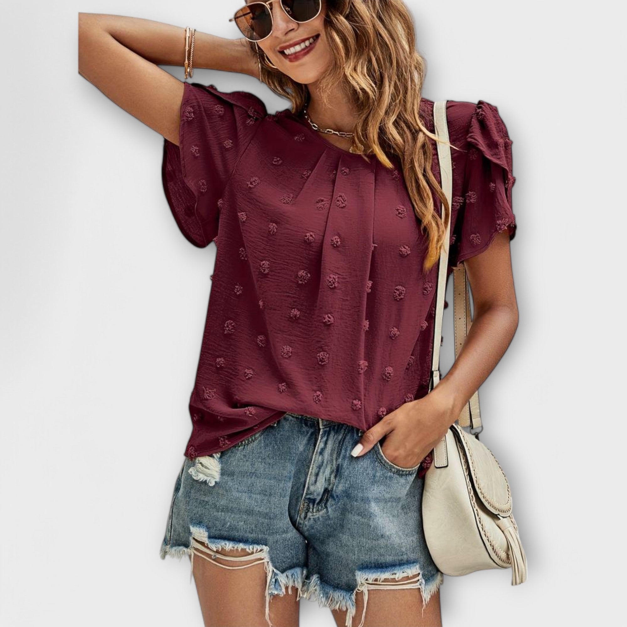 Charlotte - The Perfect Dot Blouse