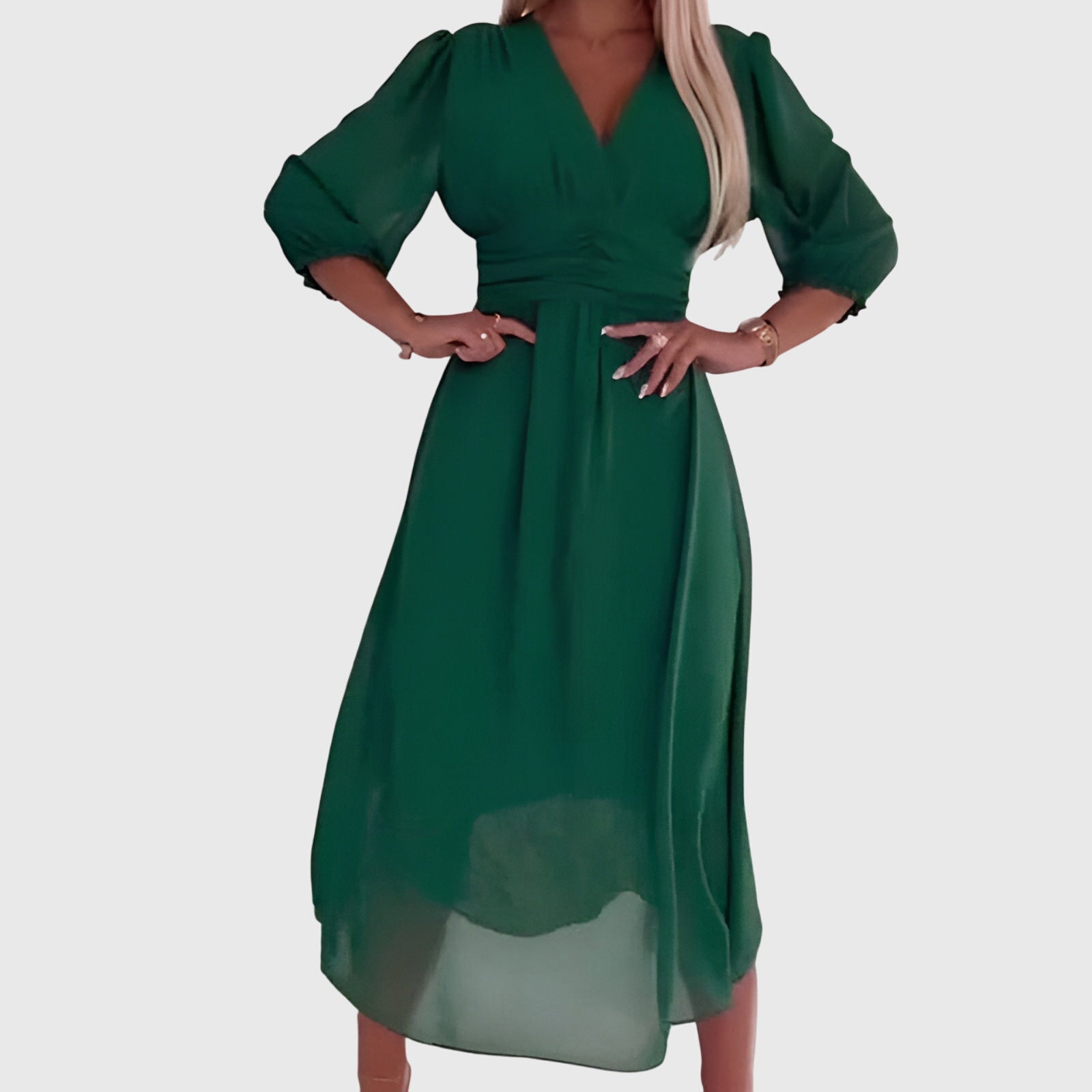 Chloe - Lightweight Silky Chiffon Dress