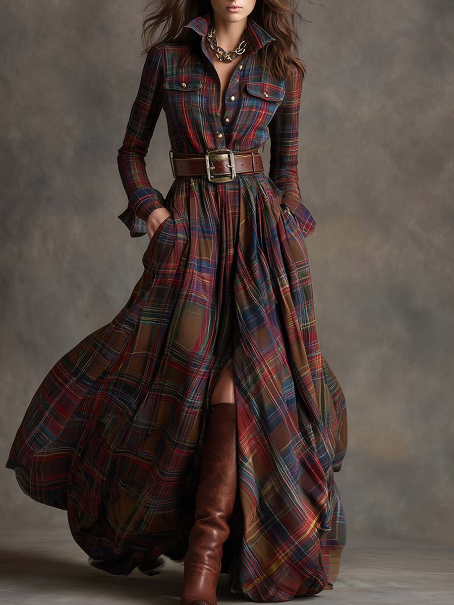 Jacqueline - Classic Button-Up Shirt Dress