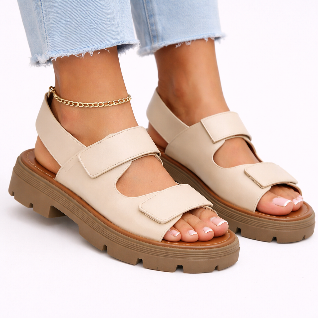 Adjustable Chunky Platform Sandals for Women – Ultimate Everyday Comfort