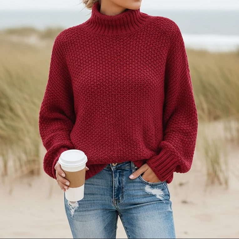 Maristowe | Relaxed Roll Neck Knit Jumper