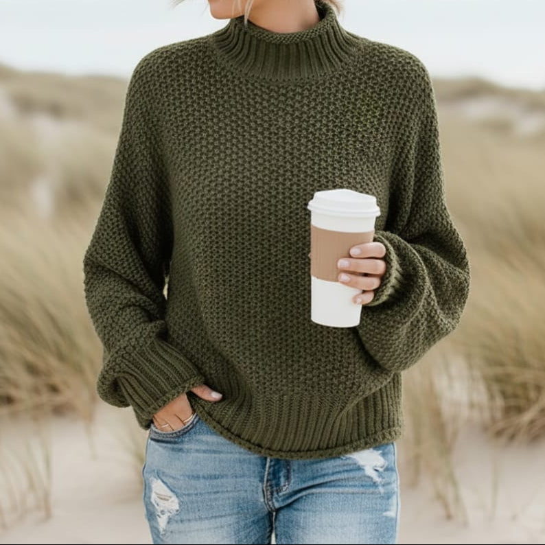 Maristowe | Relaxed Roll Neck Knit Jumper