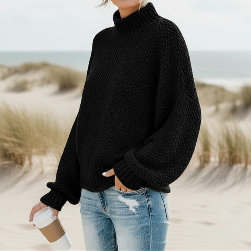 Maristowe | Relaxed Roll Neck Knit Jumper