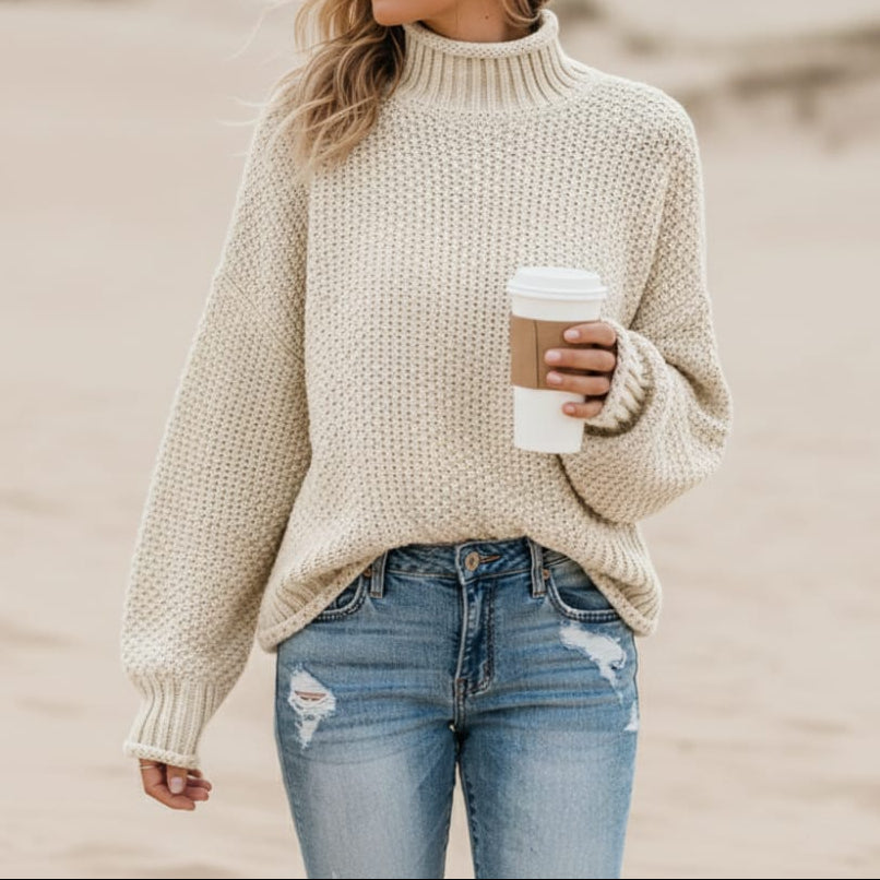Maristowe | Relaxed Roll Neck Knit Jumper