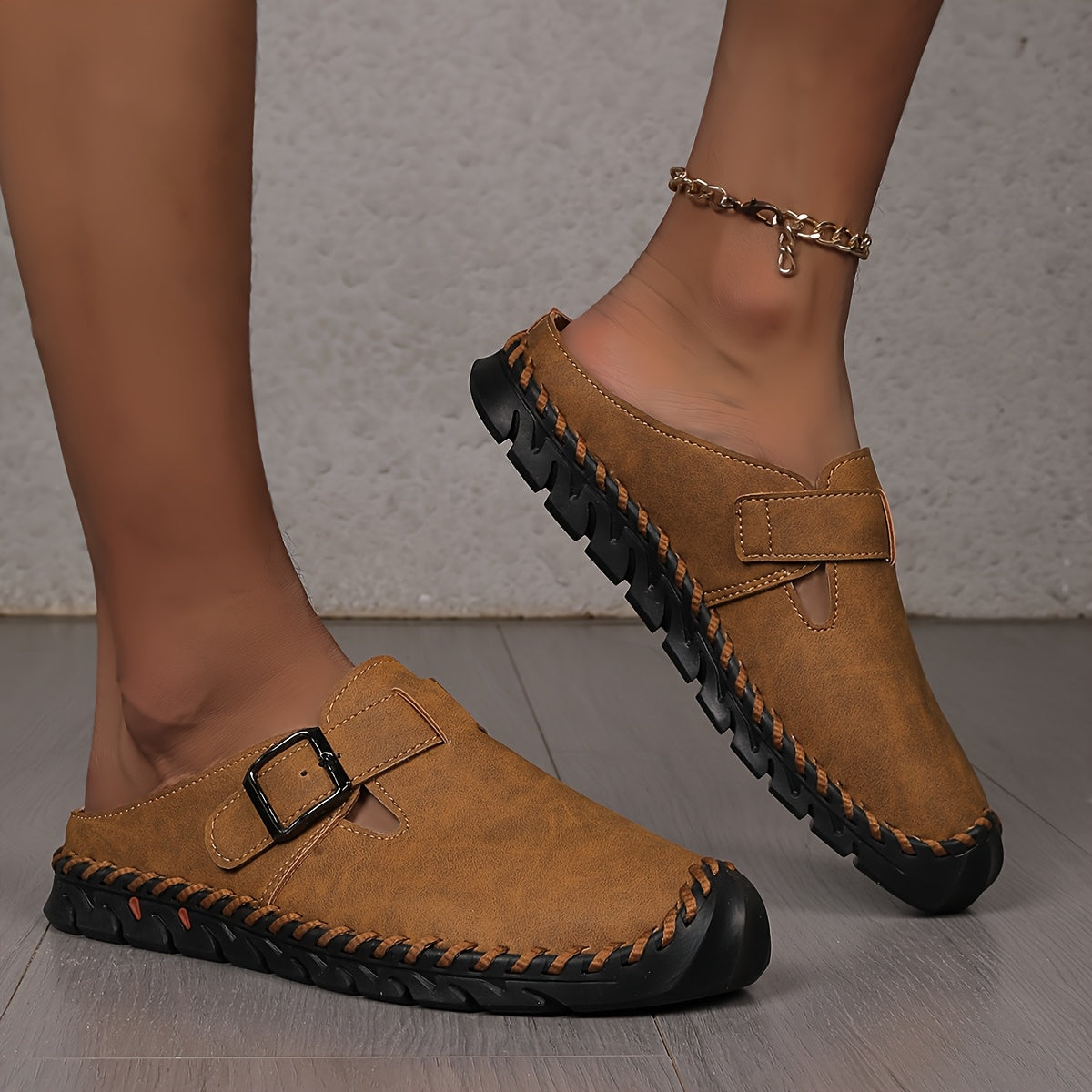 Marly - Easy Slip-On Comfort Shoe with Buckle