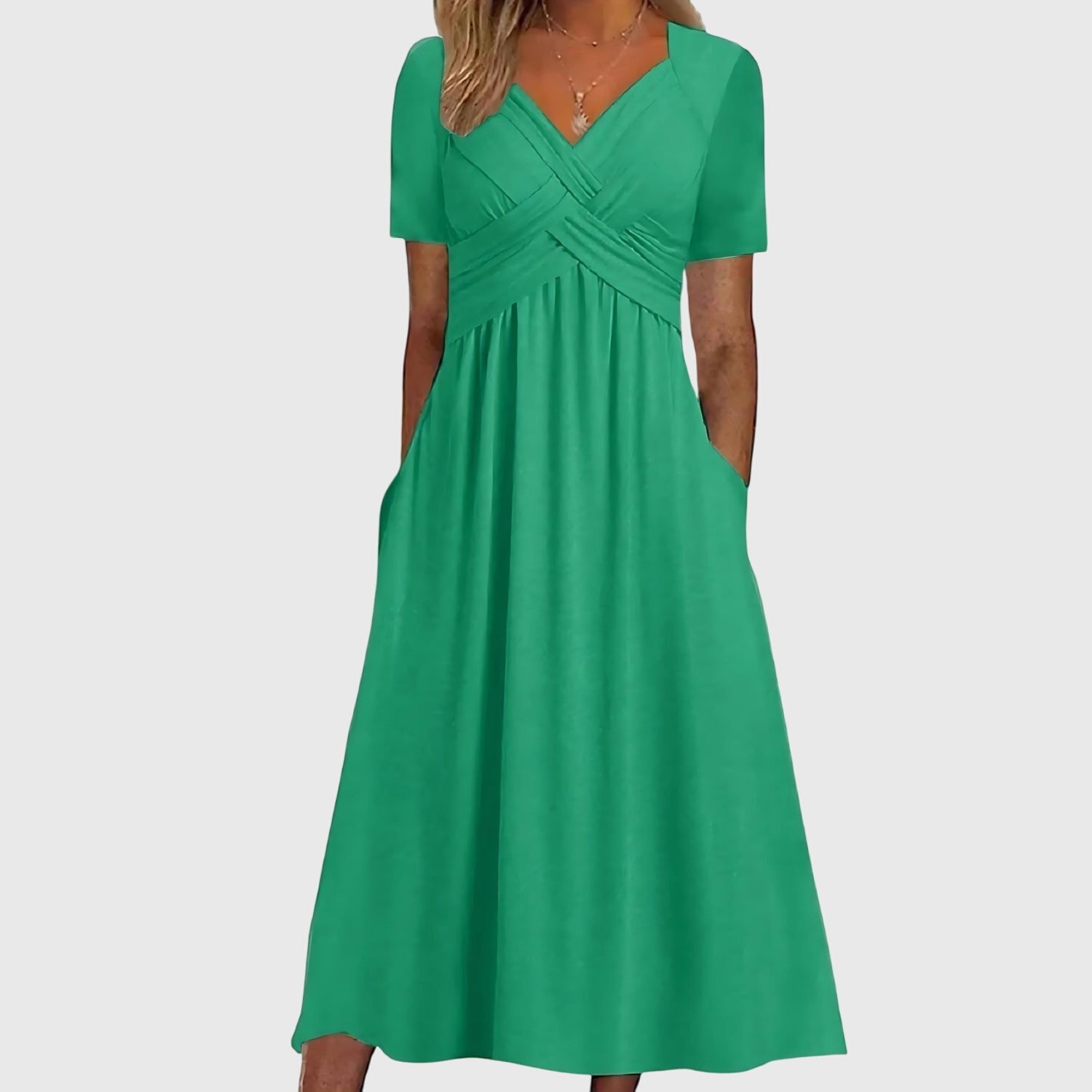 Viola - Midi Dress with Tummy Control