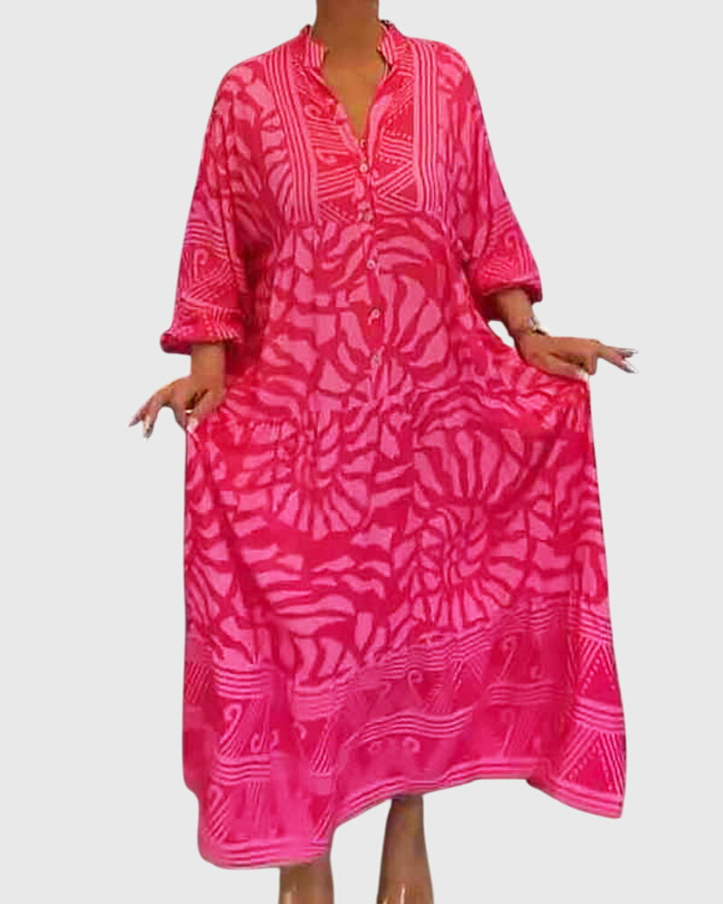 Mckinley - Maxi Dress With Elegant Print