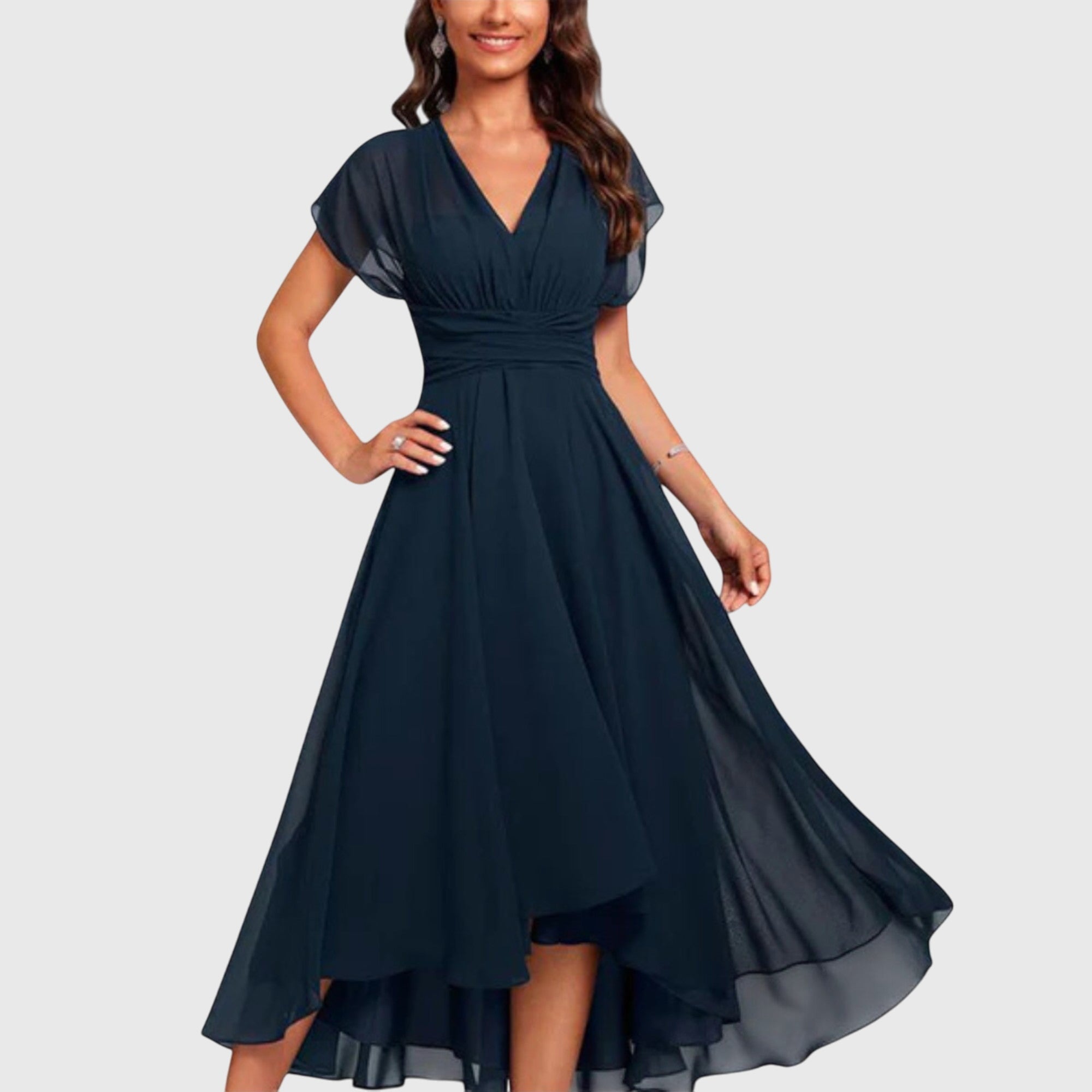Christina - V-Neck A-Line Dress