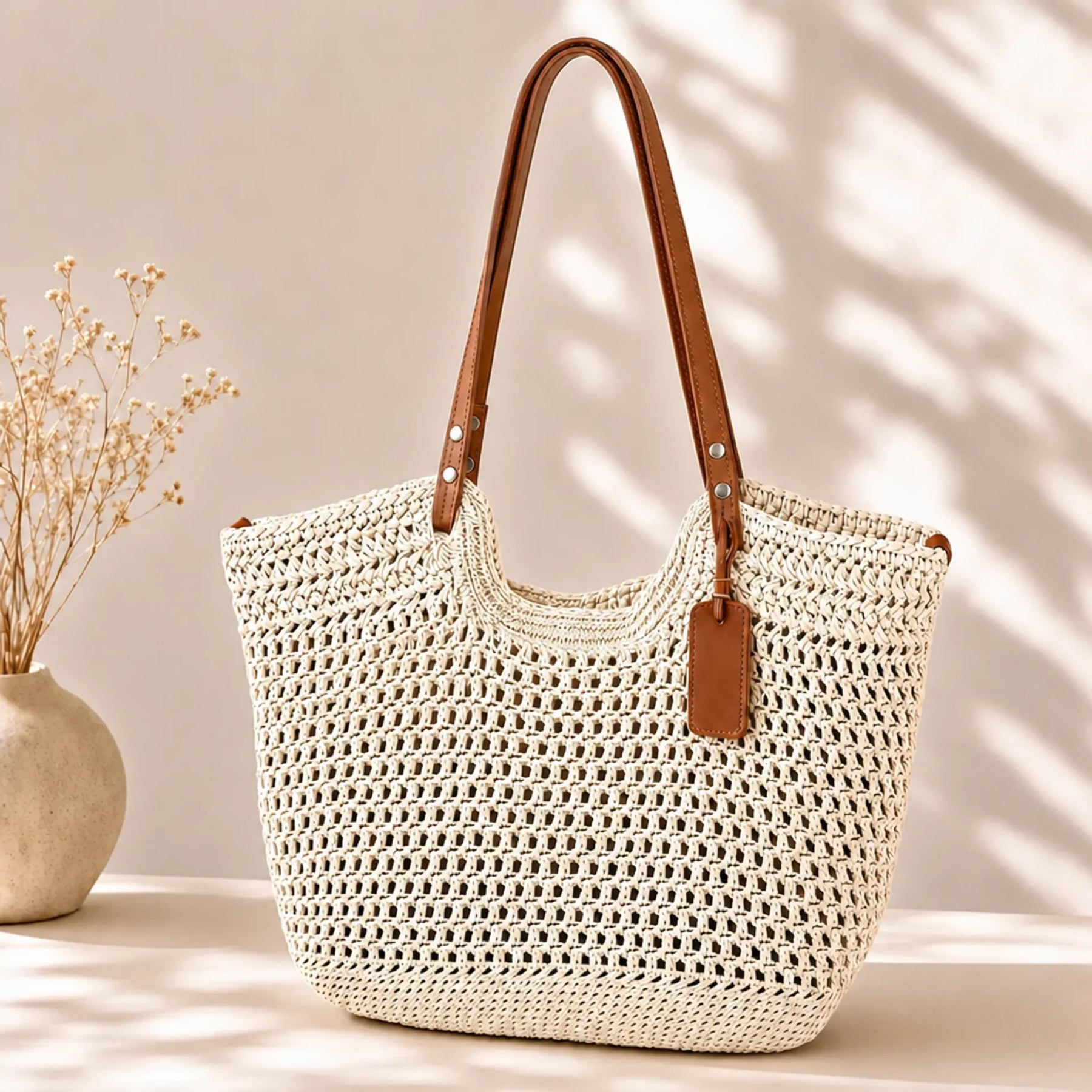 Amara | Woven Everyday Tote Bag