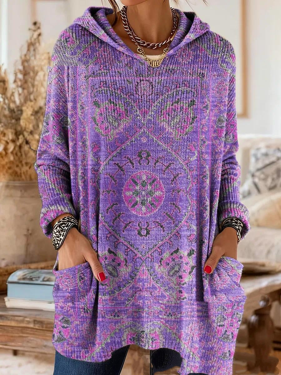 Ardena | Bohemian Hooded Print Tunic