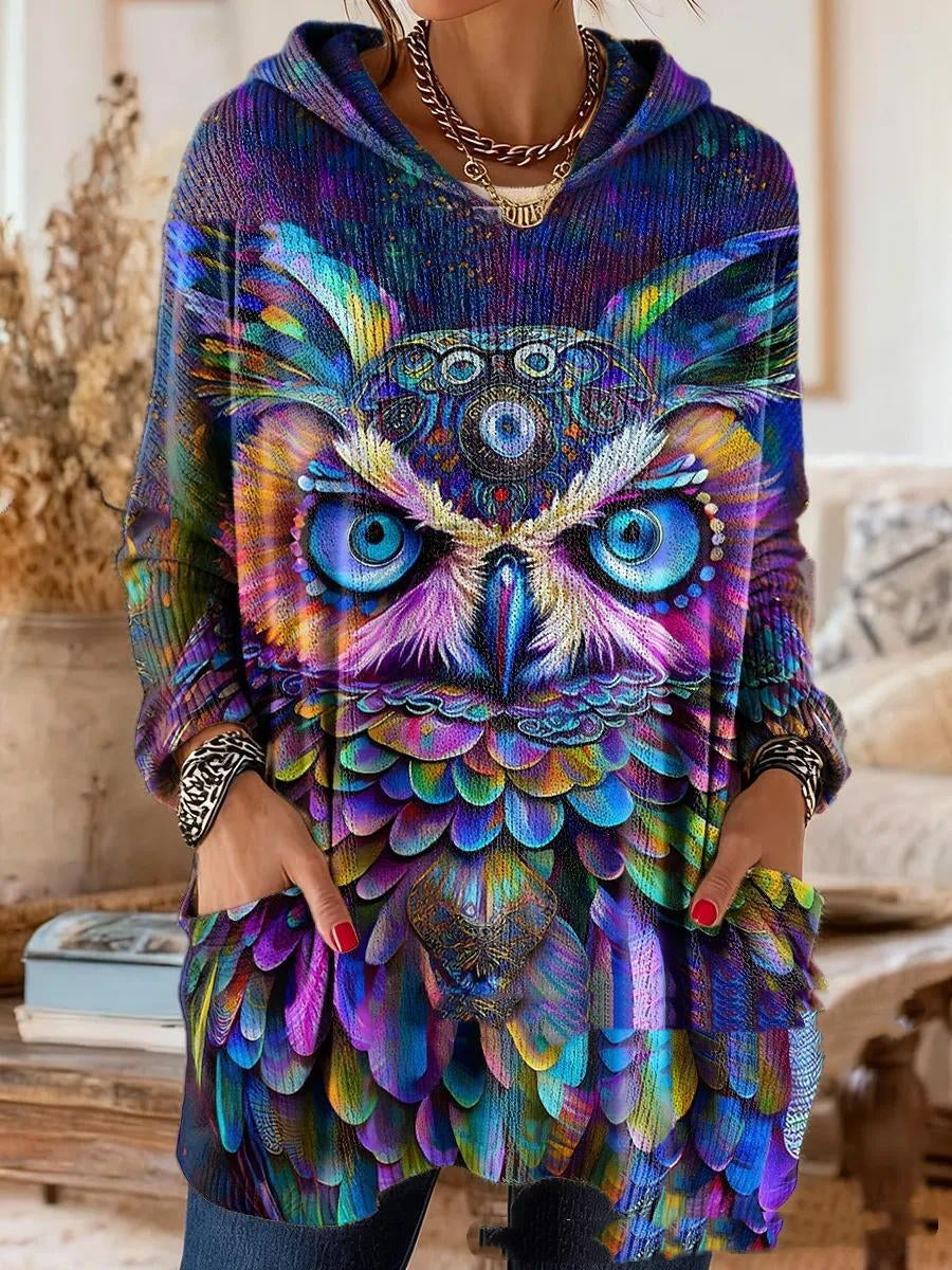 Ardena | Bohemian Hooded Print Tunic