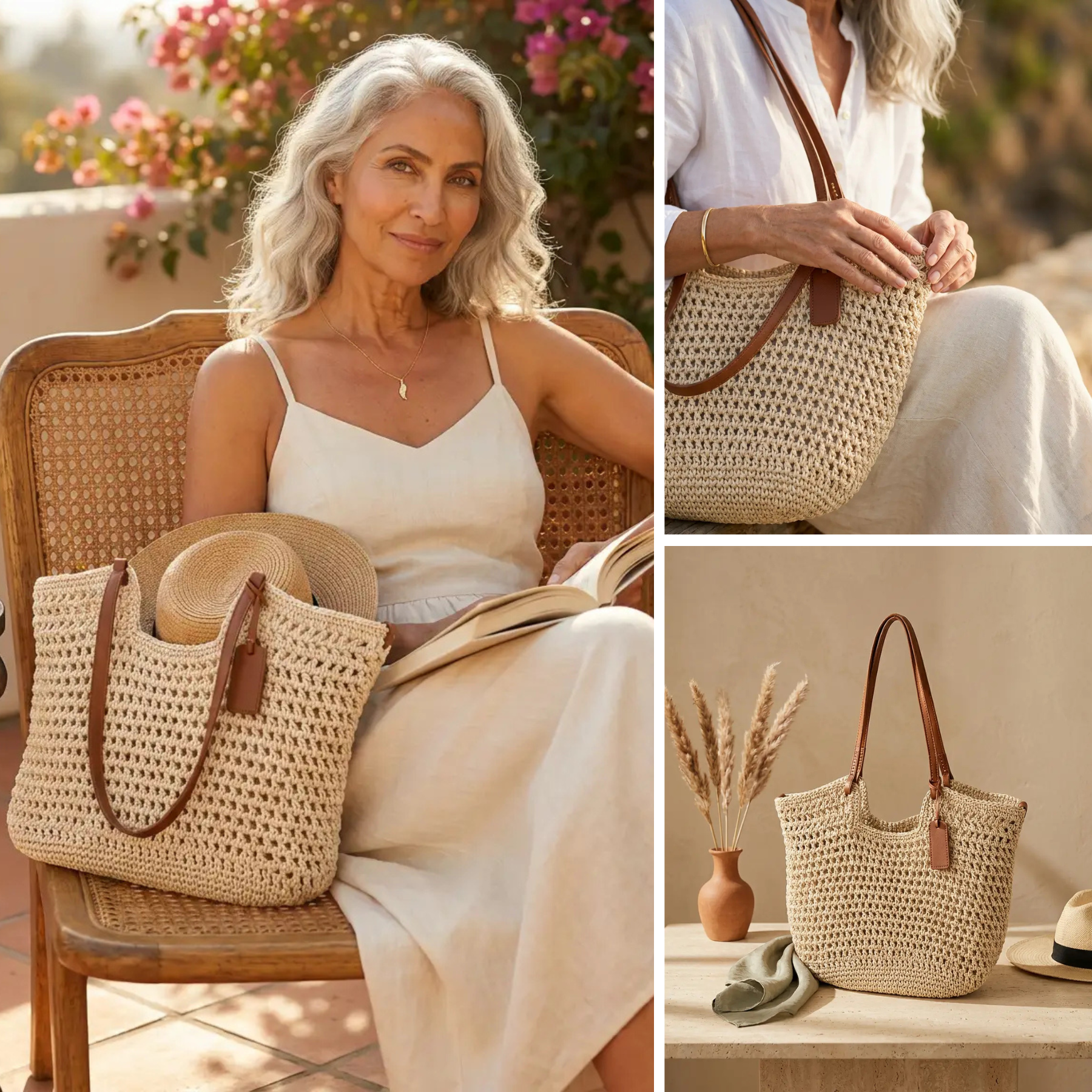Amara | Woven Everyday Tote Bag