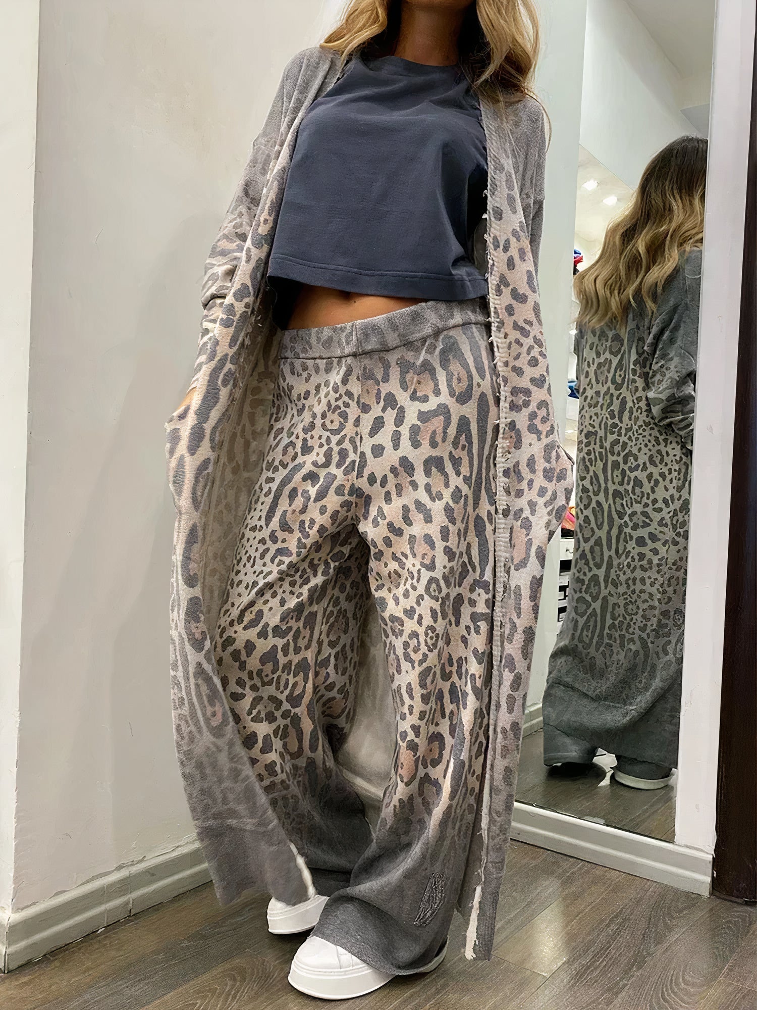 Raya - Leopard Lounge Set