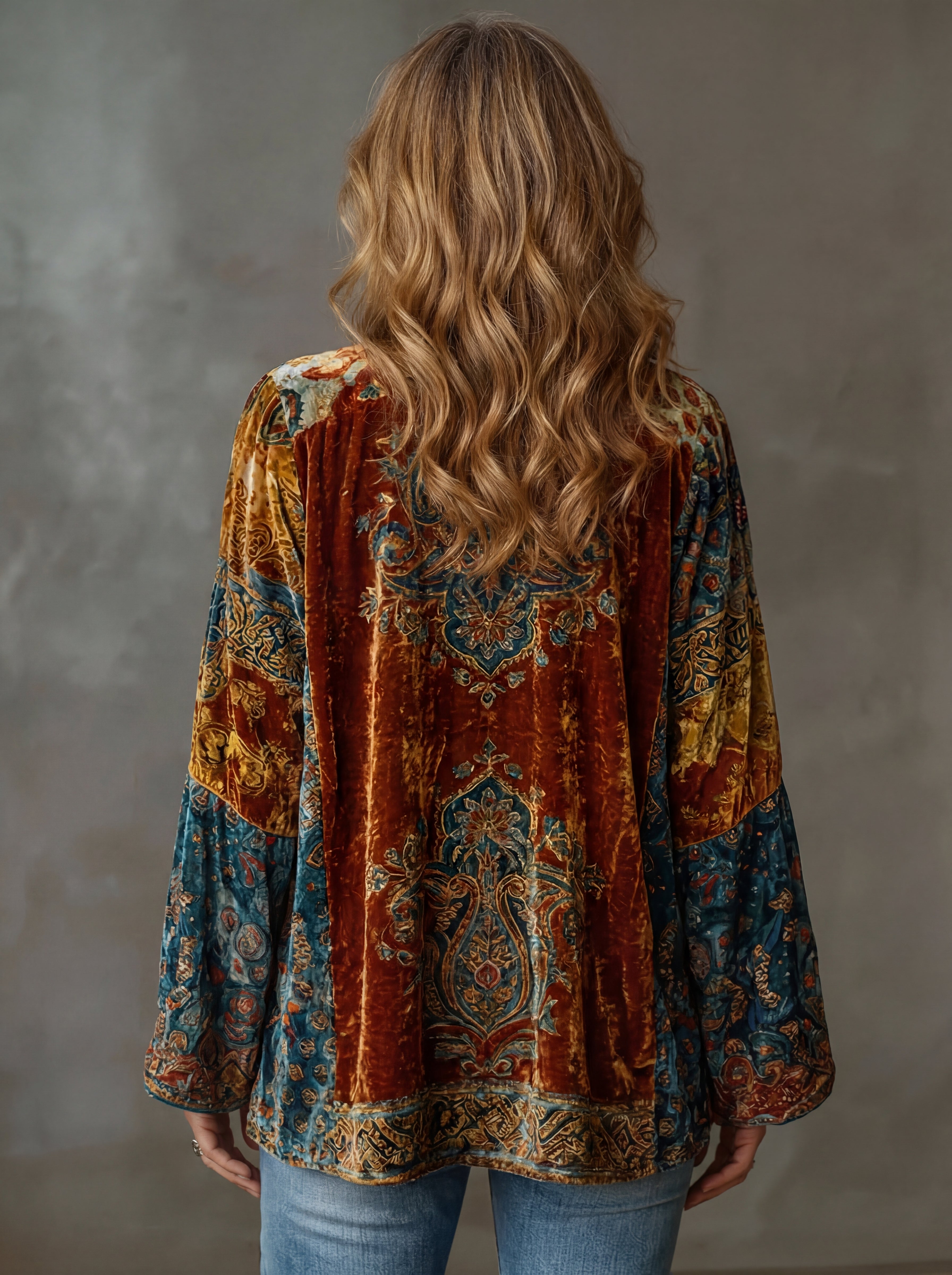 Marielle | Artistic Layered Kimono Jacket