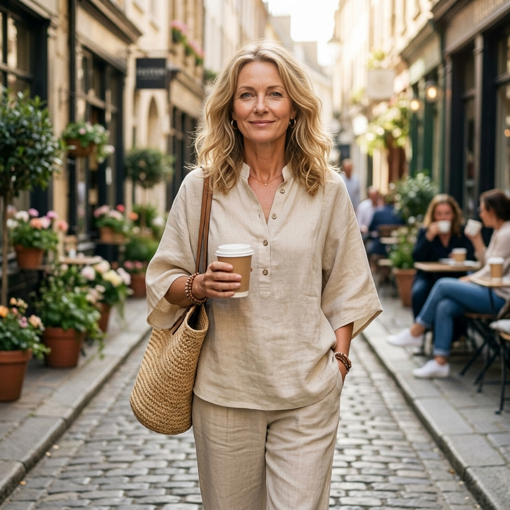 Elena | Lightweight Cotton Casual Set