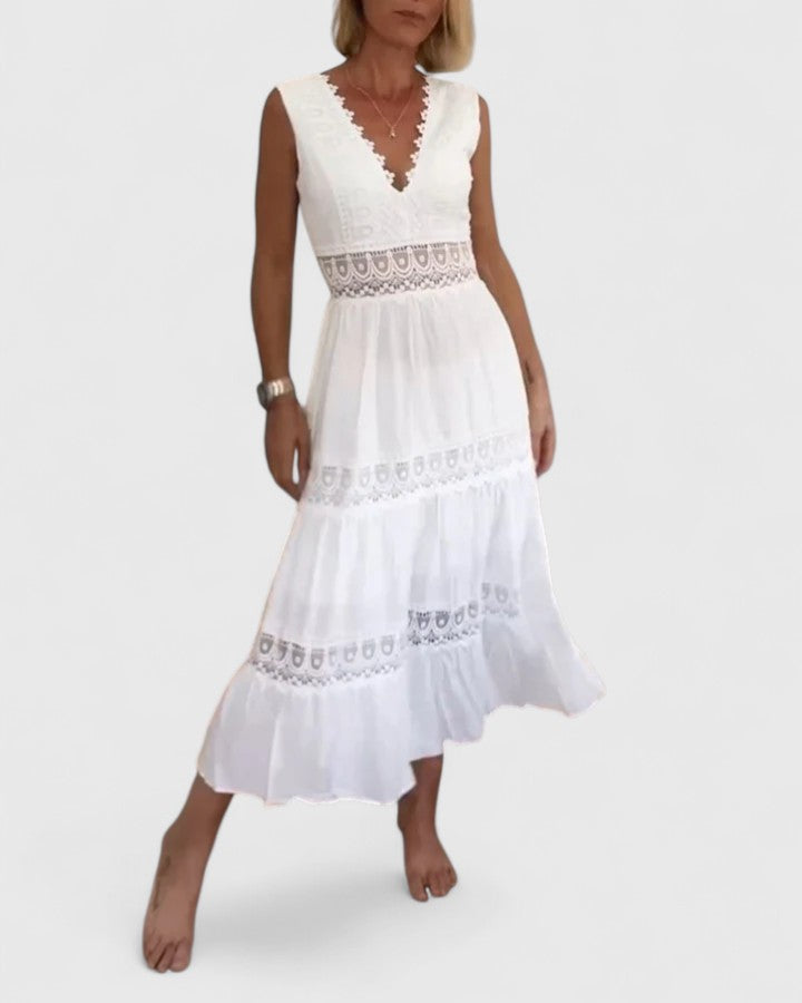 Alena - Elegant Midi Dress