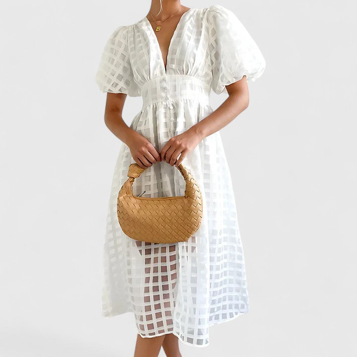 Elanqi - Elegant Midi Dress