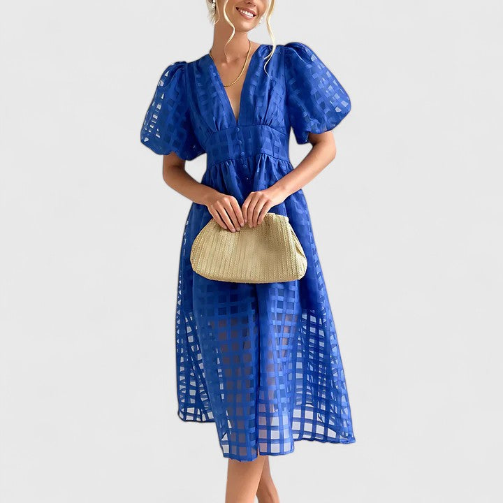 Elanqi - Elegant Midi Dress