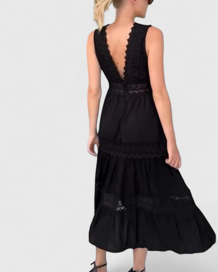 Alena - Elegant Midi Dress