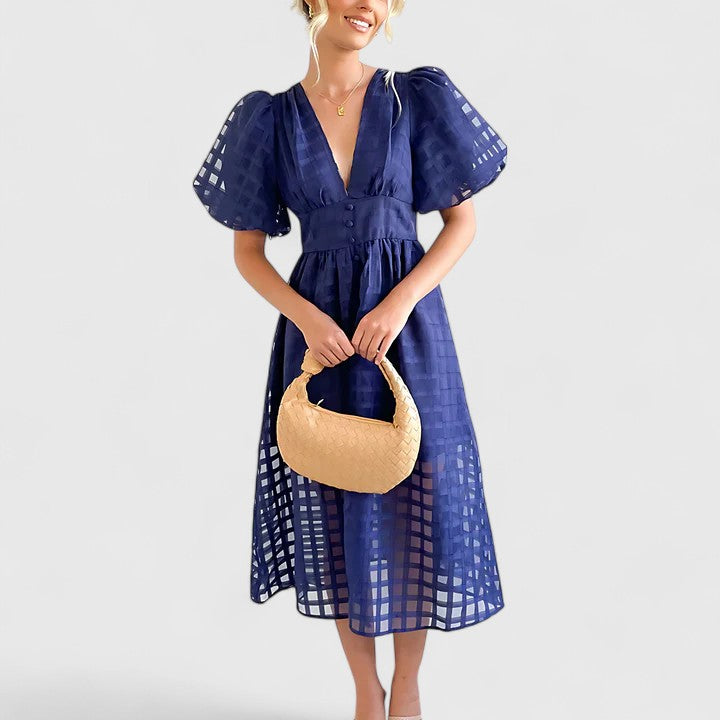Elanqi - Elegant Midi Dress