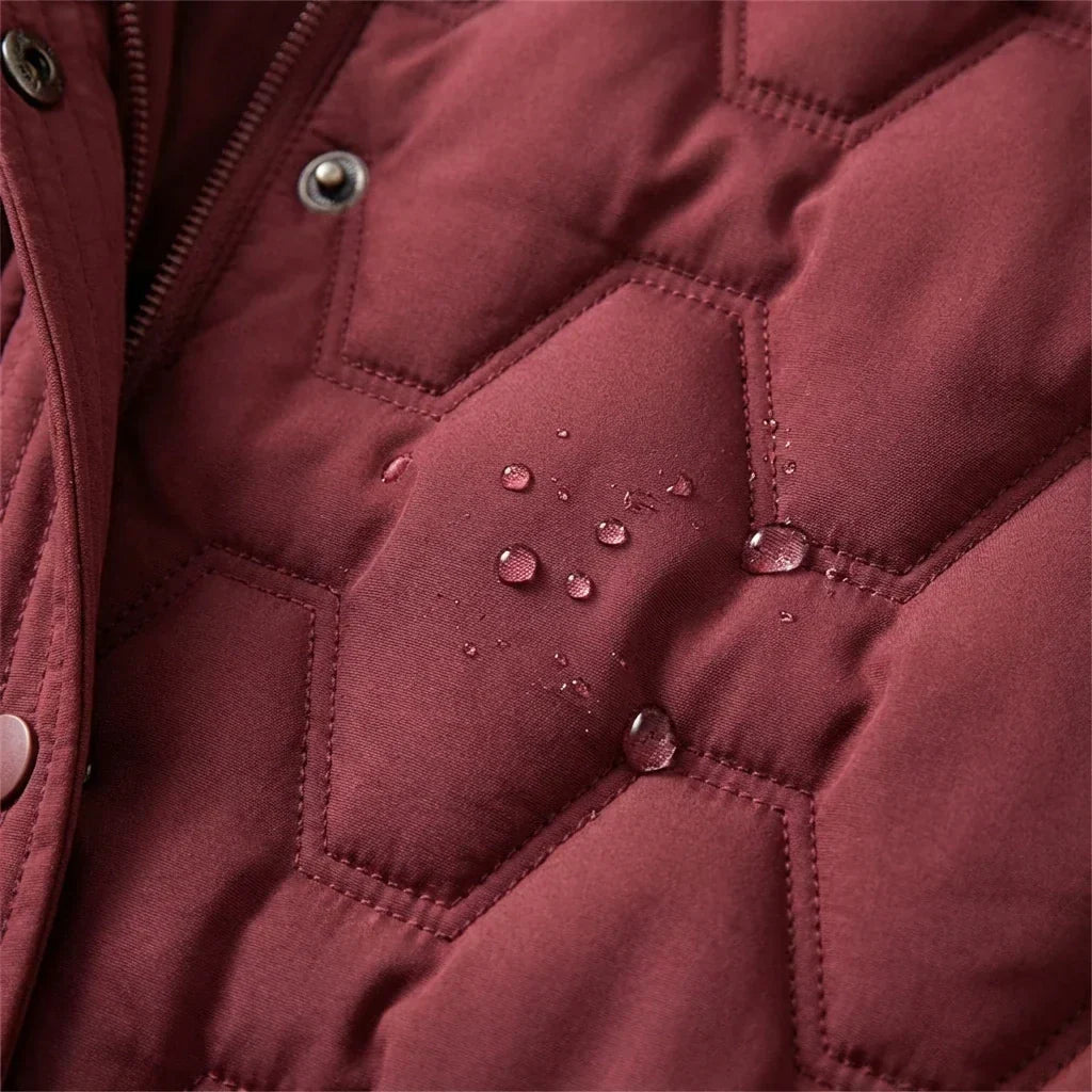 Olivia - Longline Hooded Down Coat