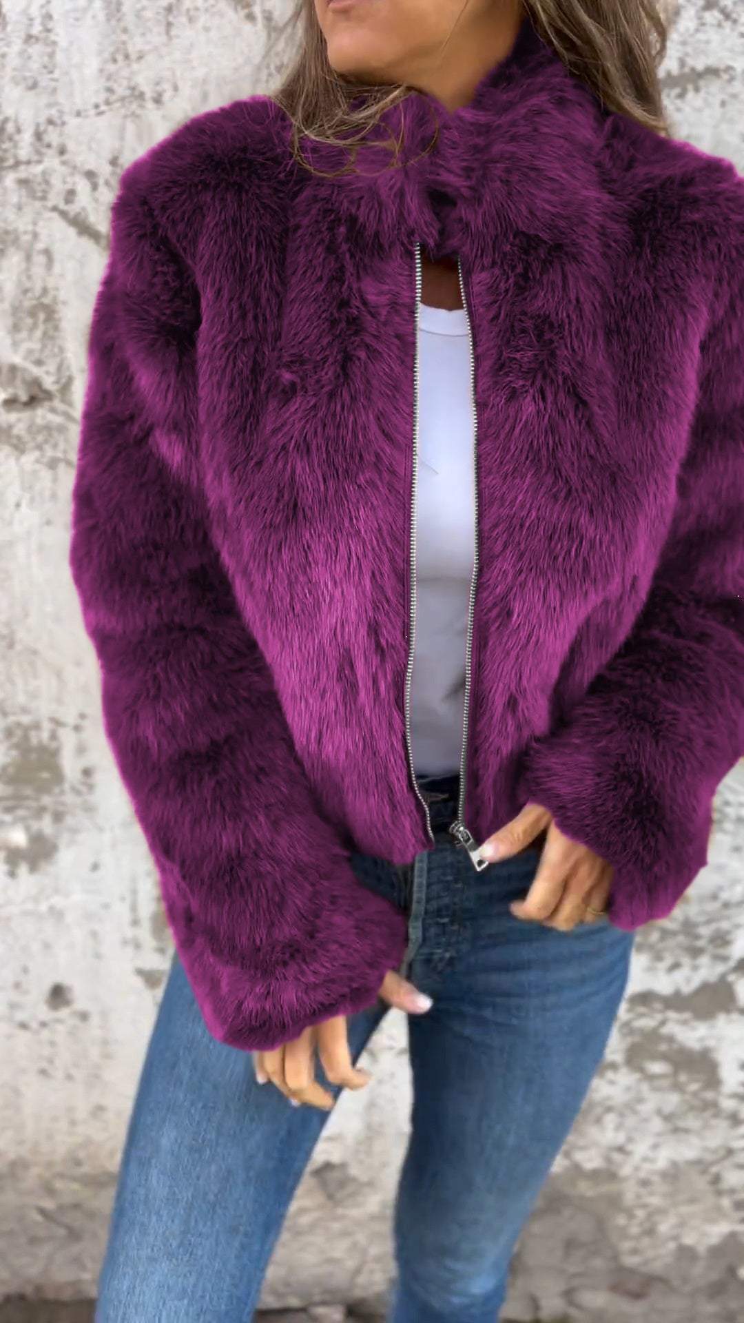 Faux Fur Jacket Sarah