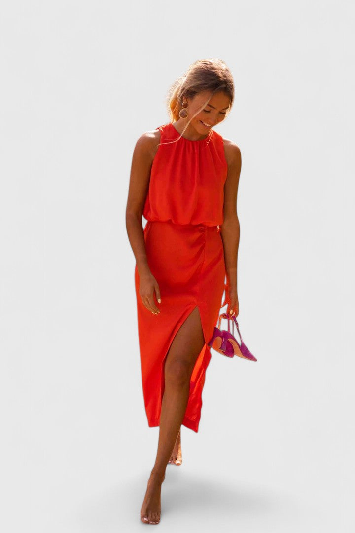 Theonae - Comfortable Midi Dress