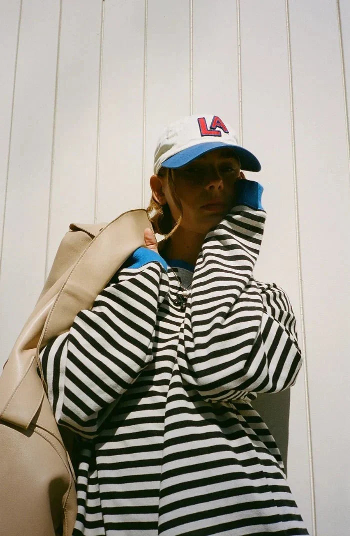 Orlena | Relaxed Striped Oversized Jumper
