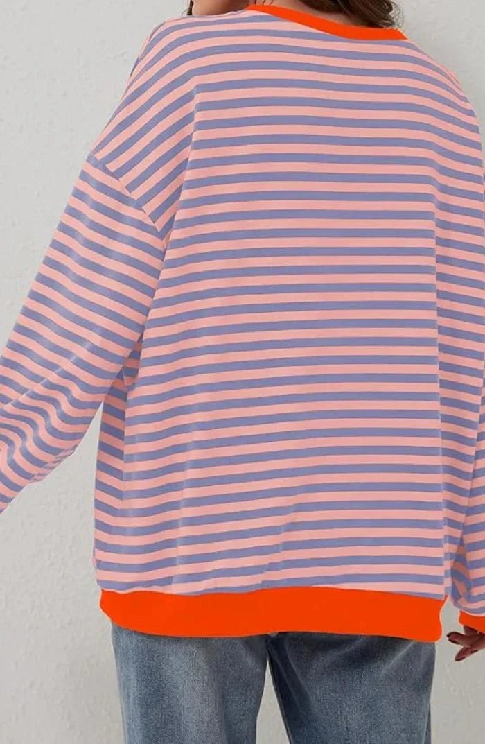 Orlena | Relaxed Striped Oversized Jumper