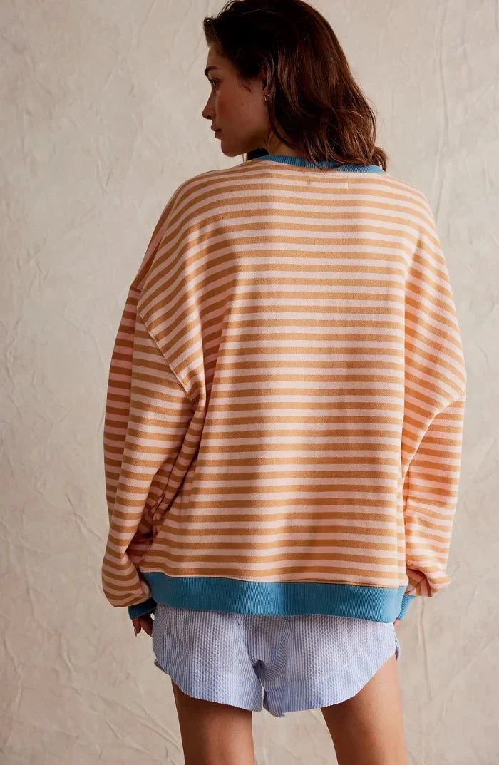 Orlena | Relaxed Striped Oversized Jumper