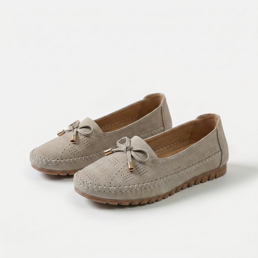 Sabine – Cozy Loafers with Elegant Bow Detail