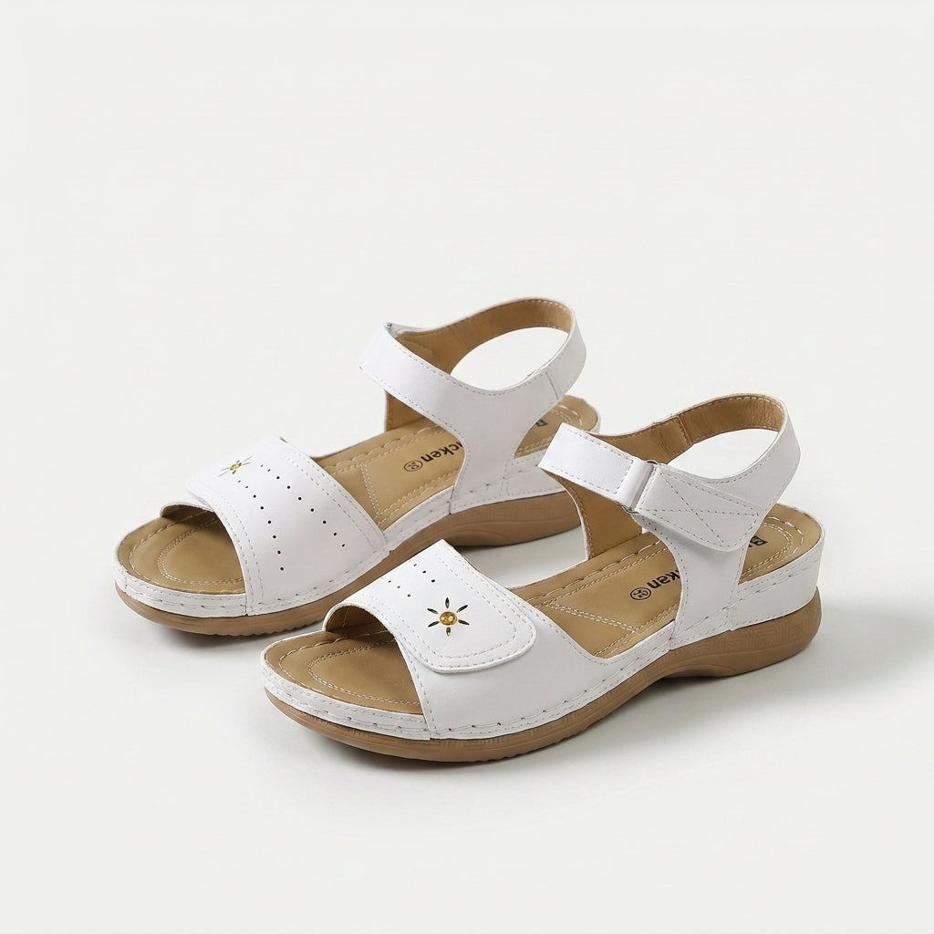 Liana - Breezy Summer Sandal with Adjustable Velcro Strap