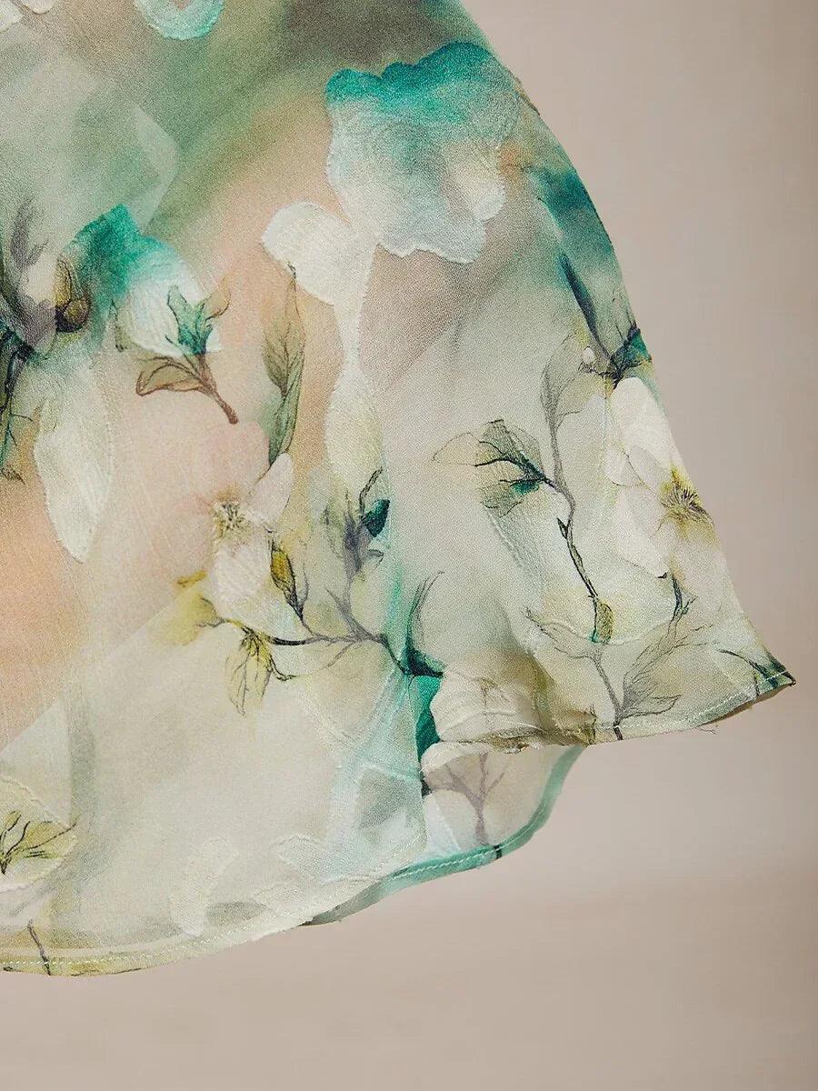 Genevieve | Elegant Floral Lace Layered Blouse