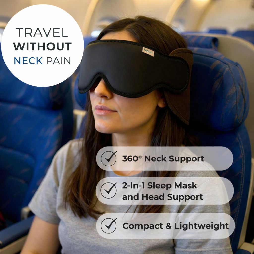 SkyNap - Eye Mask with Integrated Head Support