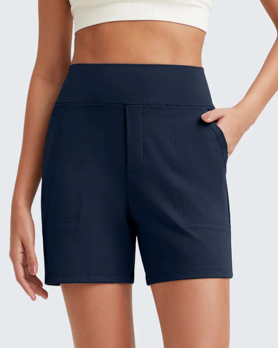 Harper High-Waisted Comfort Shorts