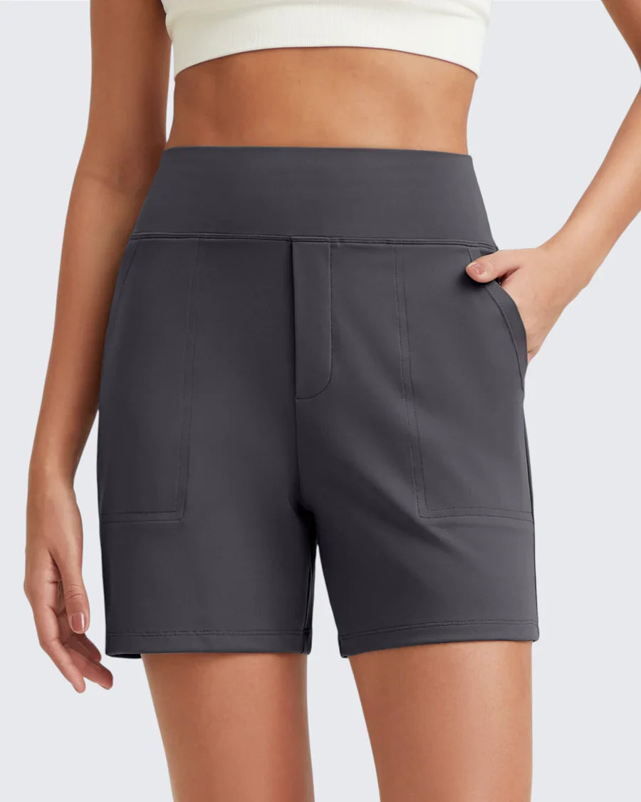 Harper High-Waisted Comfort Shorts