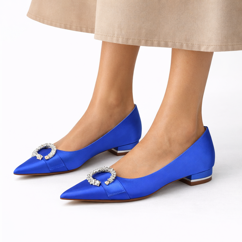 Bridal Satin Flats for Women