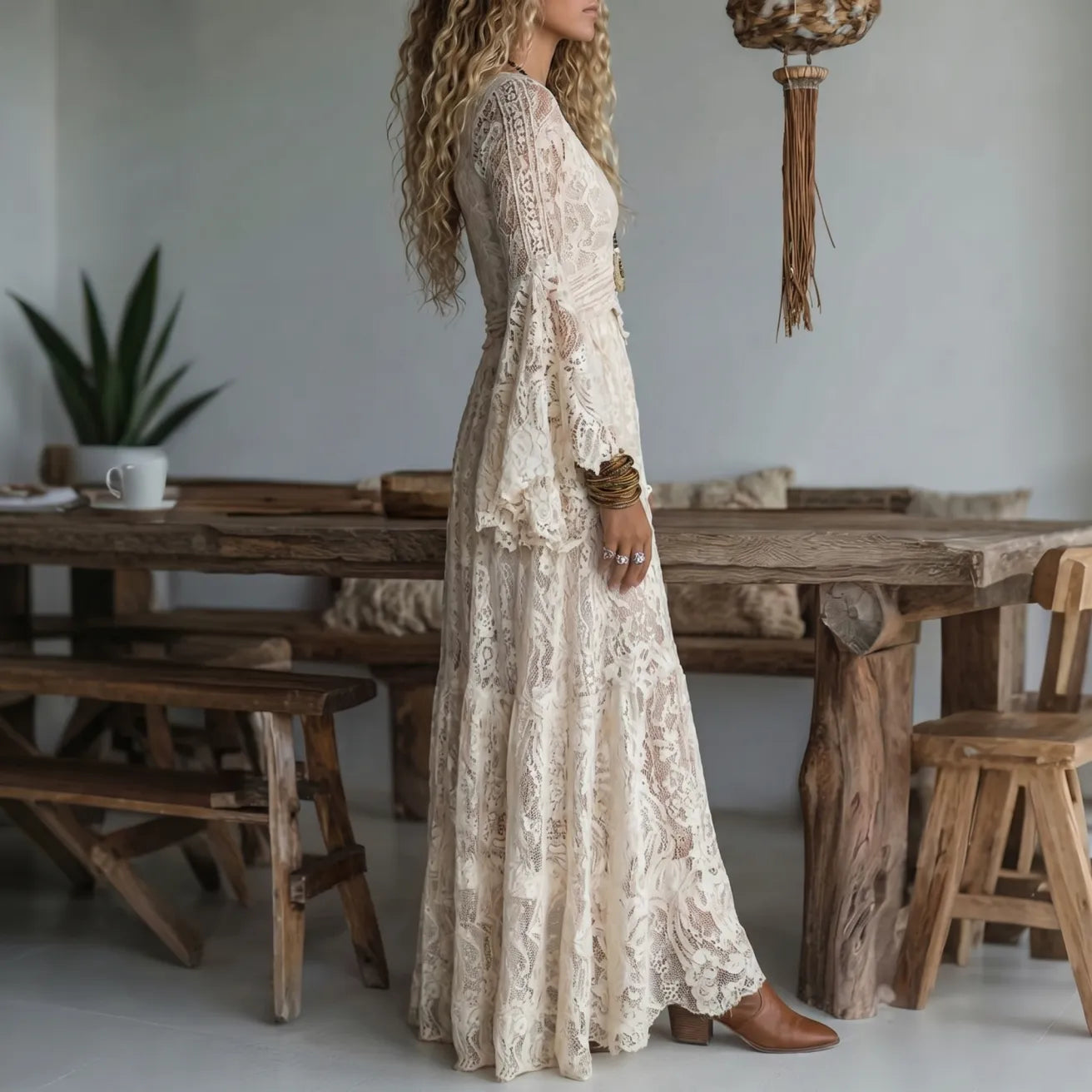 Seraphina | Elegant Vintage-Inspired Maxi Dress