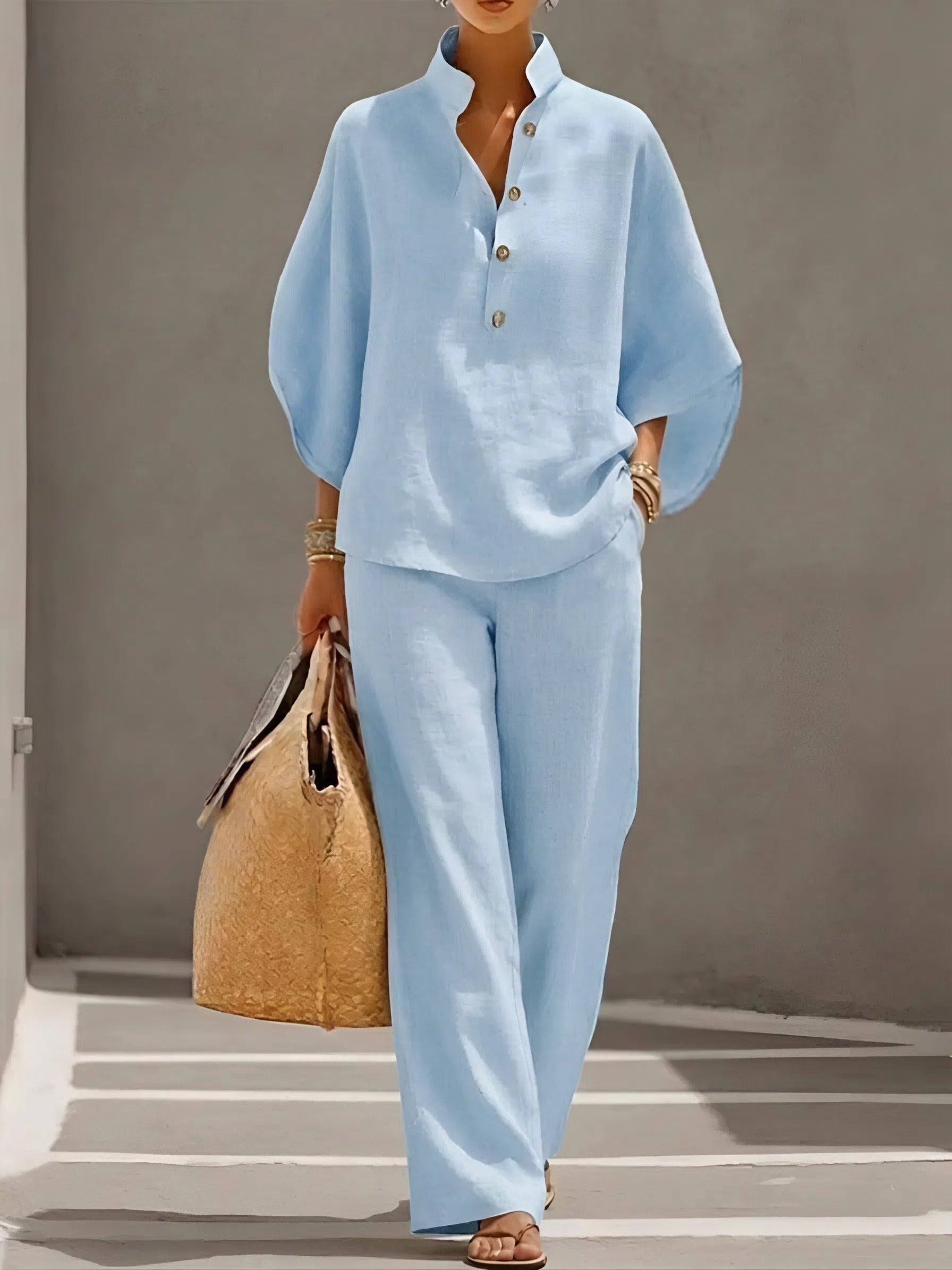 Elena | Lightweight Cotton Casual Set