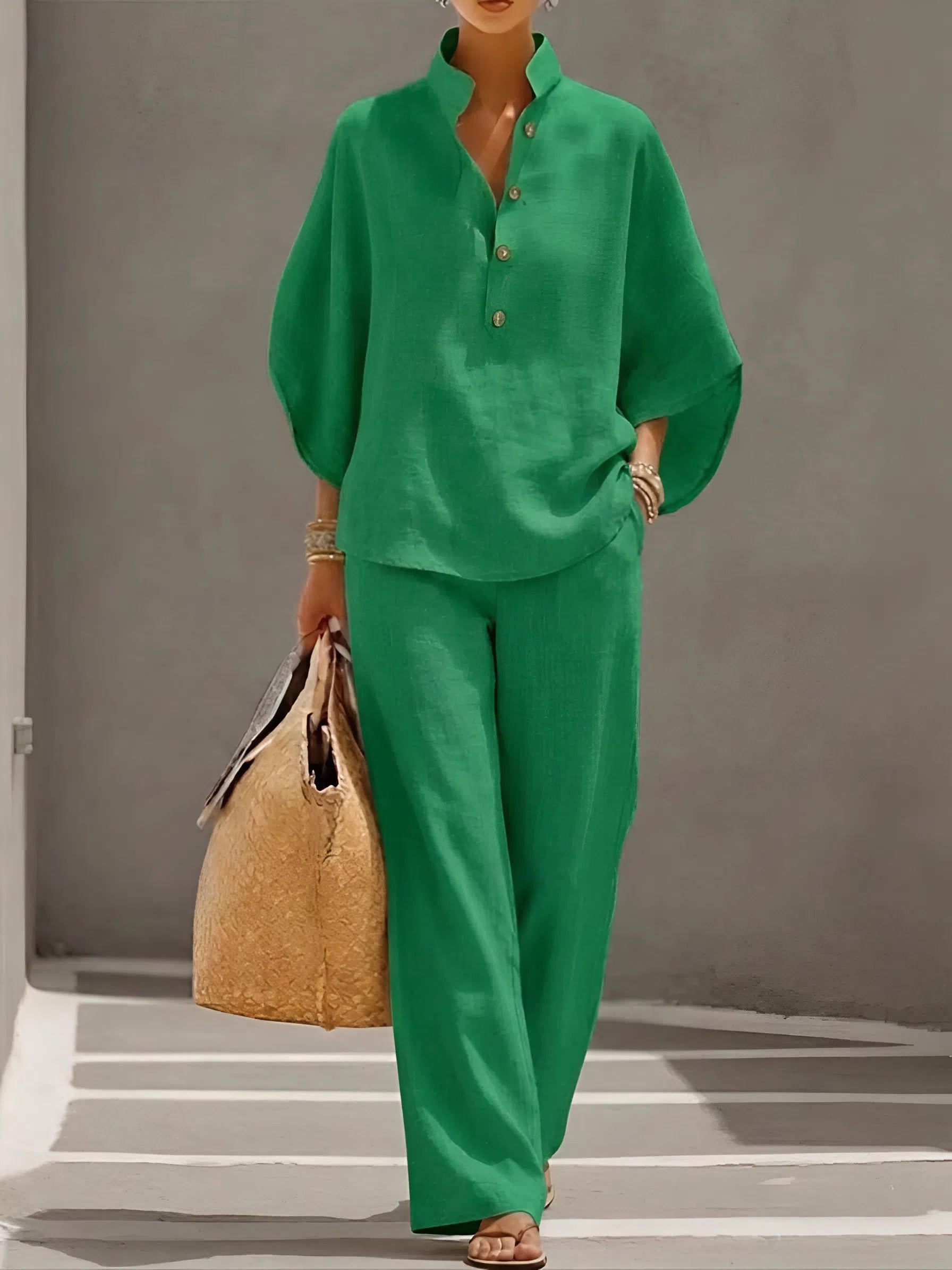 Elena | Lightweight Cotton Casual Set